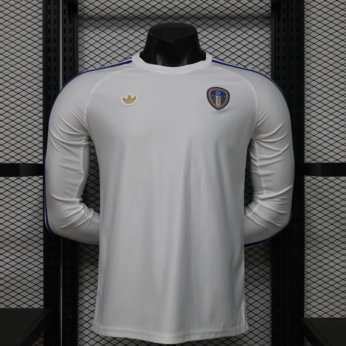 26-27 Leeds United Mens Retro Style Football Long Sleeve T-Shirt AAAAJersey Supply Yupoo 4