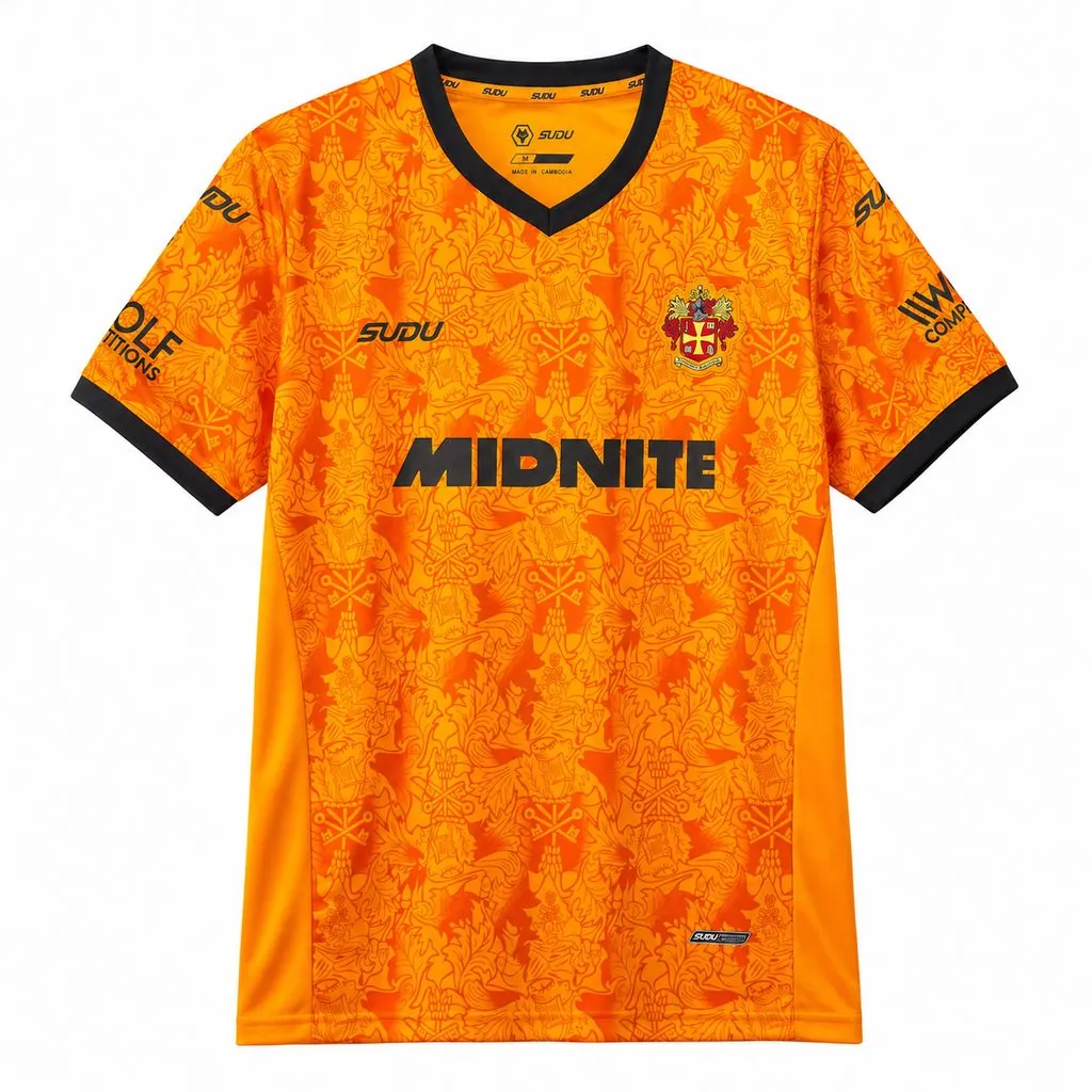 26-27 Wolves Mens Home Kit Football T-Shirt AAAAJersey Supply Yupoo 10 10