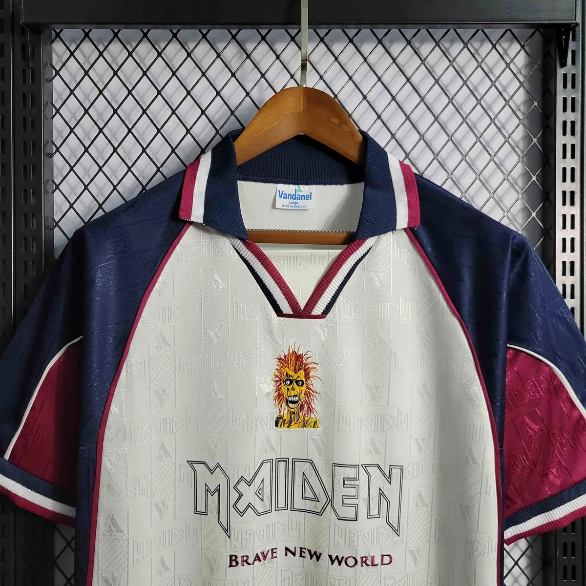 99-00 West Ham Iron Maiden Away Retro Kit Vintage Shirt Sport AAAAJersey Yupoo 5