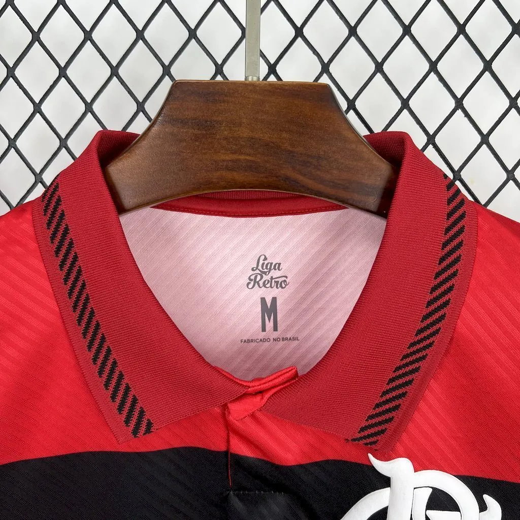 95-96 Flamengo Retro Fla 100 Kit Vintage Shirt AAAAJersey Wholesale Yupoo 1