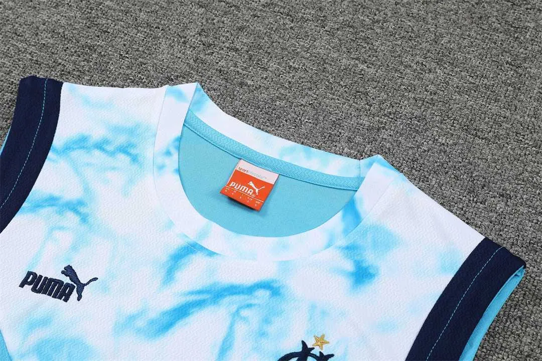 22-23 Marseille vest training suit kit blue 9