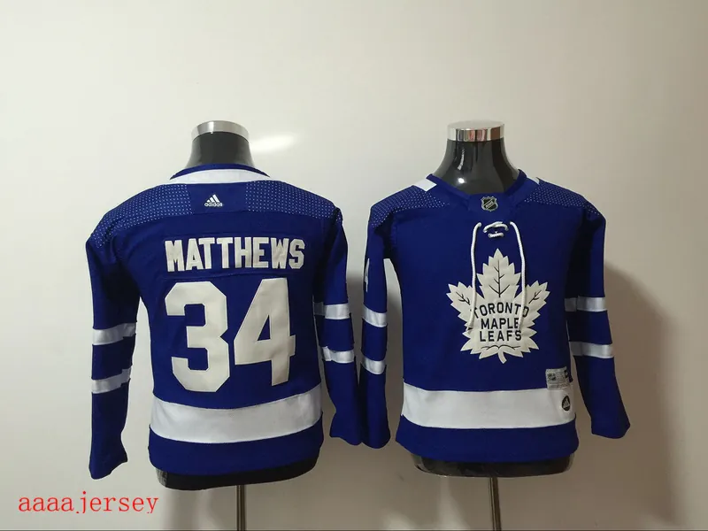 Toronto Maple Leafs kids ice hockey jersey SM-LXL 多伦多枫叶队童装冰球服 4