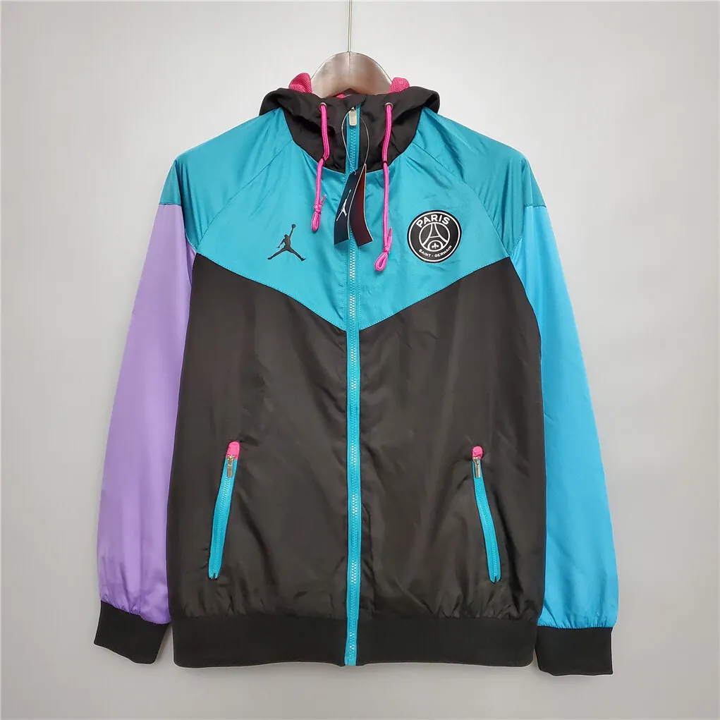 20-21 PSG blackbluepurple windbreaker 9