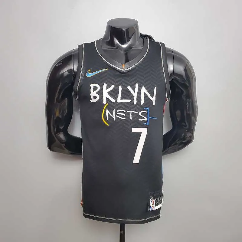 New Brooklyn Nets DURANT#7 City Edition Black 10
