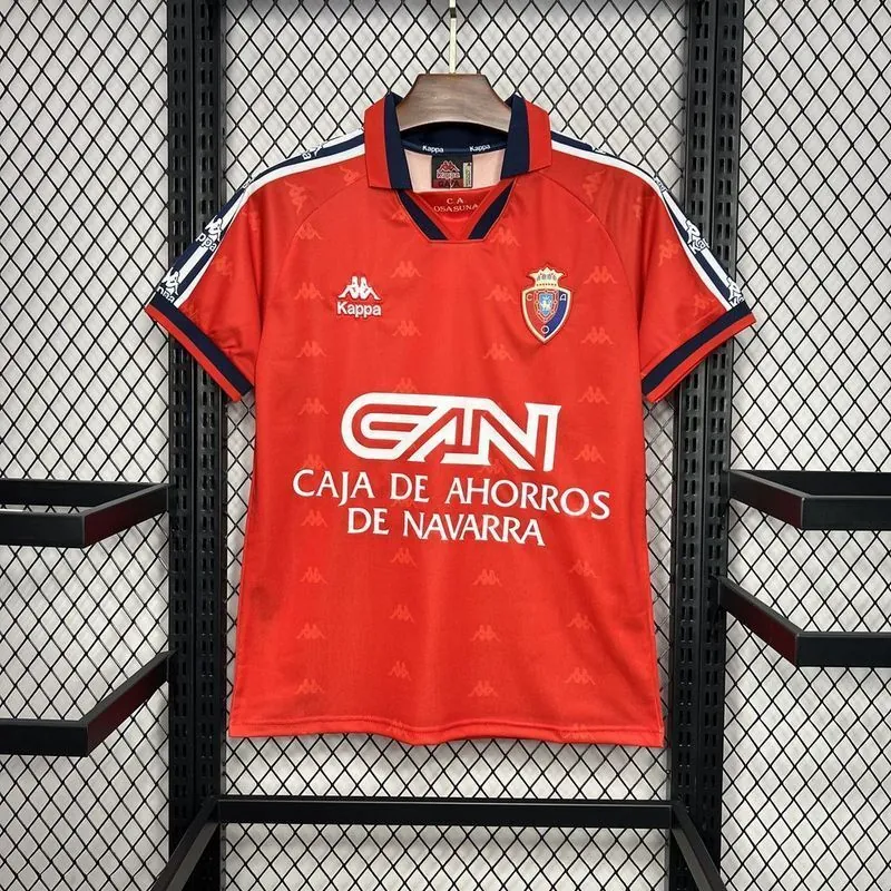 96-97 Osasuna Home Retro Kit Vintage Shirt Soccer AAAAJersey Yupoo 7
