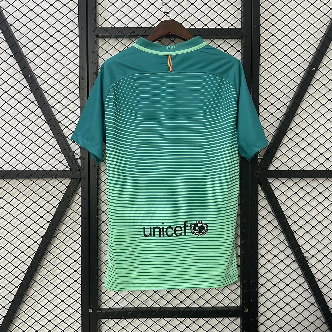 16-17 Barcelona Third Retro Kit Vintage Shirt AAAAJersey Dropship Yupoo 2