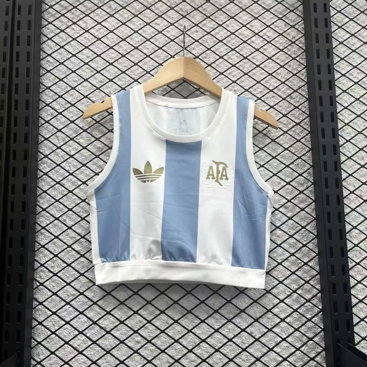 2025 Argentina 50th Anniversary Edition Women Yoga Vest Kit Soccer T-Shirt AAAAJersey Supply Yu 2