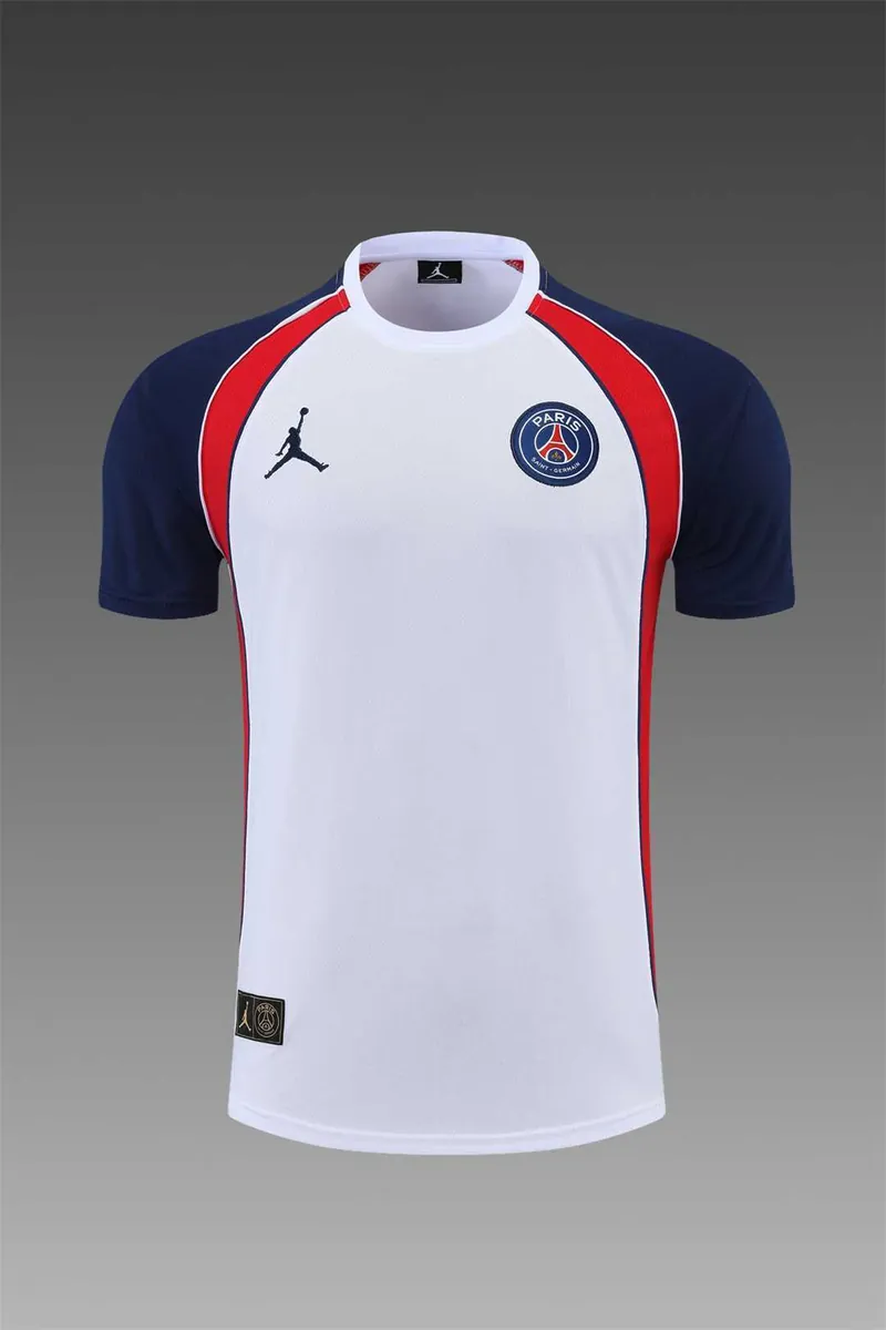 22-23 PSG training suit short sleeve kit White Blue Red 8