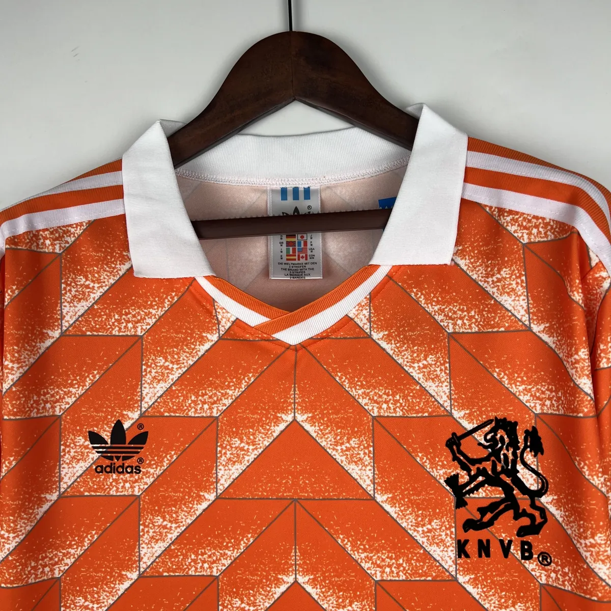 1988 Retro Long Sleeve Netherlands Home S-XXL 5