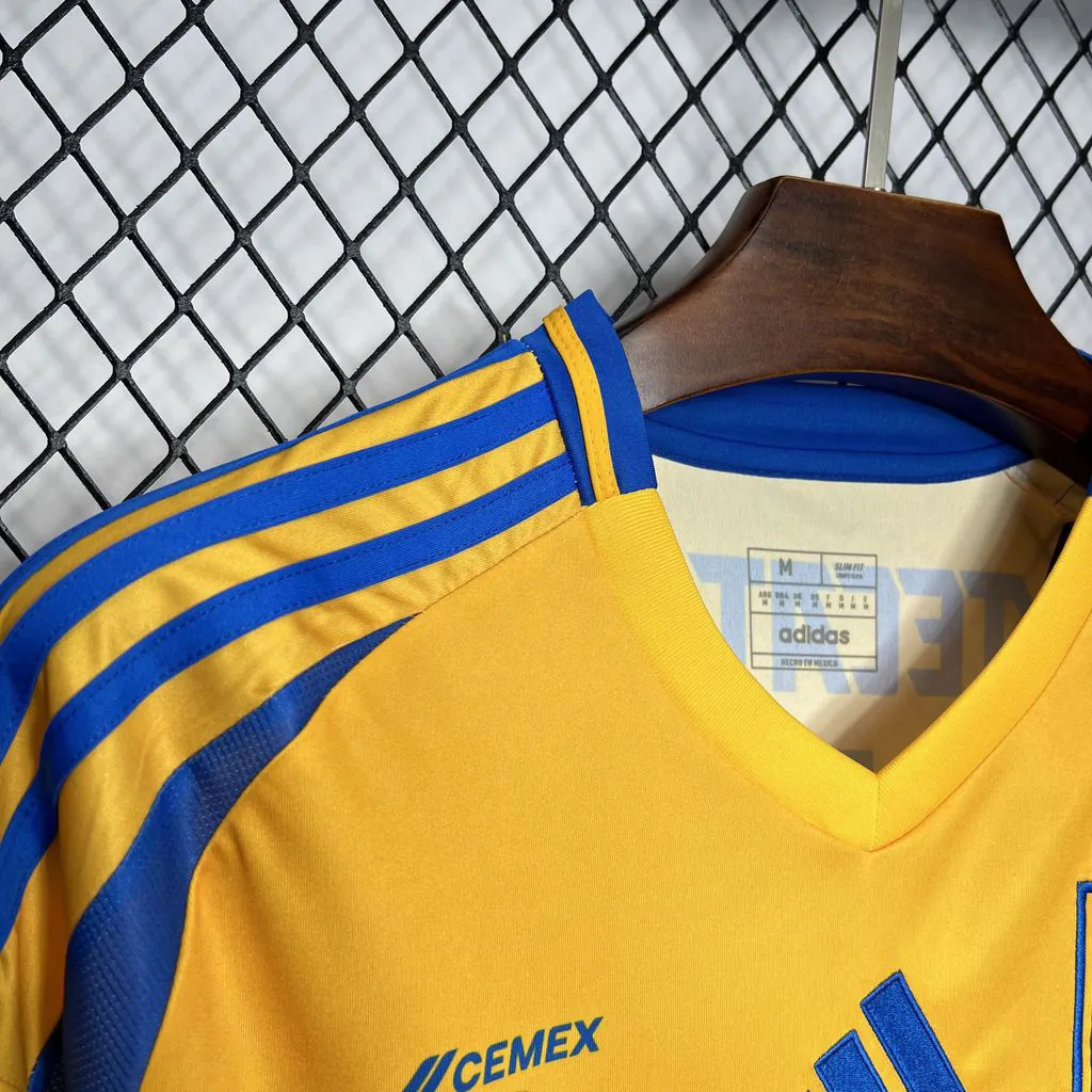 24-25 Tigres UANL Home Kit Soccer Apparels Sport AAAAJersey Yupoo 2