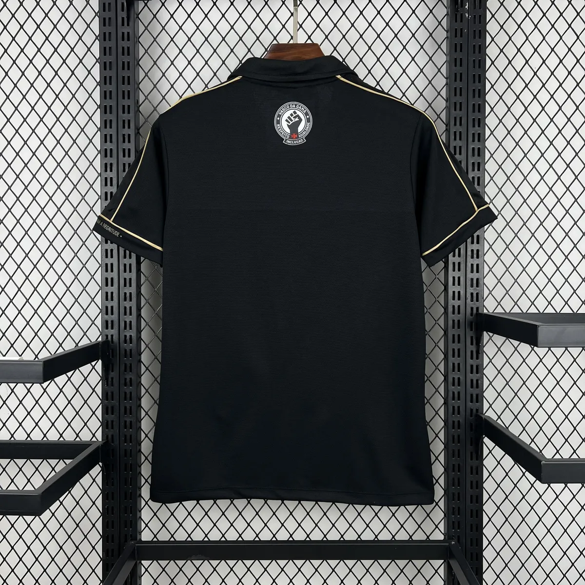 25-26 Vasco Da Gama Negritude T-Shirt Football Apparels Soccer AAAAJersey Yupoo 3