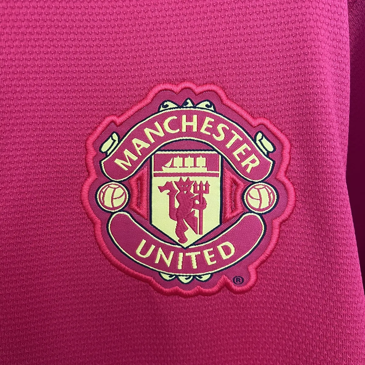 13-14 Manchester United Home Retro Kit Long Sleeve Shirt Cheap AAAAJerseys Supply Yupoo 2