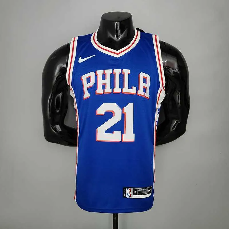 Embiid#21 Detroit Pistons blue 8