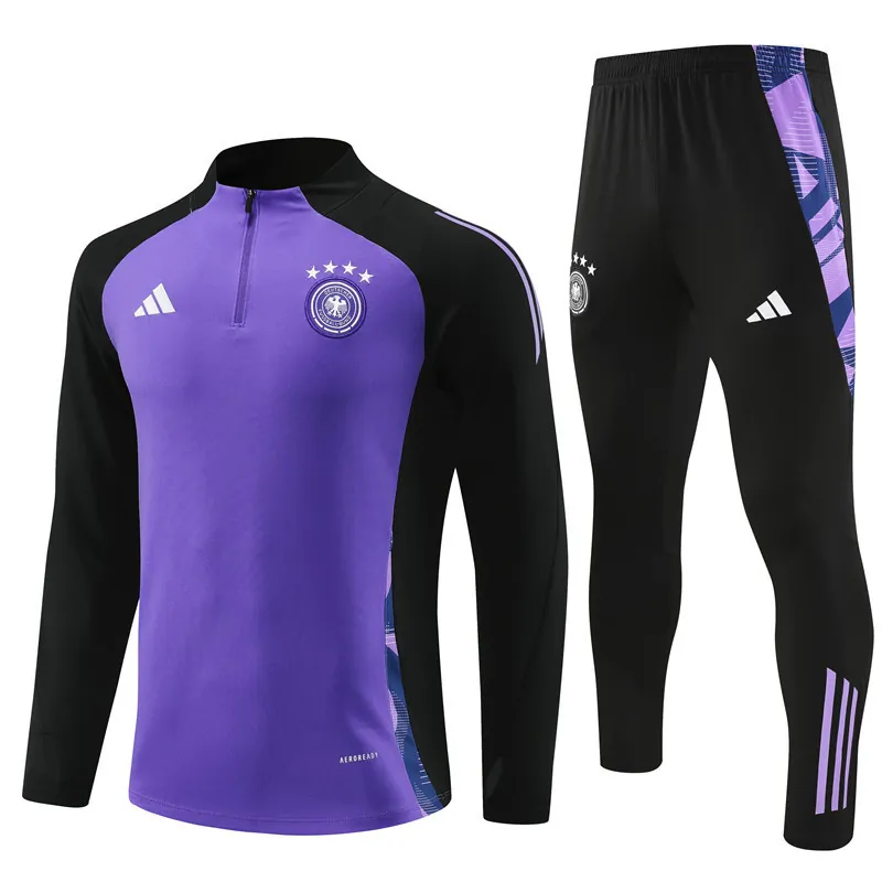 2024 Germany Long Sleeve Training Suit Football Shirts 4
