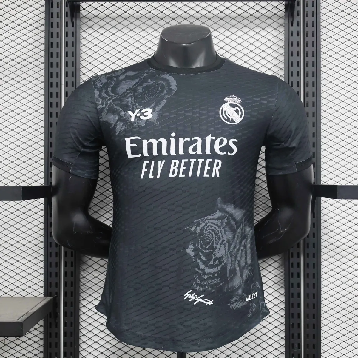 23-24 Real Madrid Special Edition Y3 Black Kit Player Version Shirt Football AAAAJerseys Yupoo 2