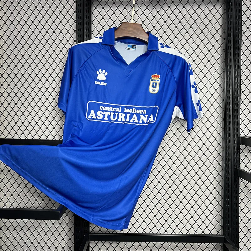 90-91 Real Oviedo Home Retro Kit Vintage Uniform AAAAJersey Supplier Yupoo 7