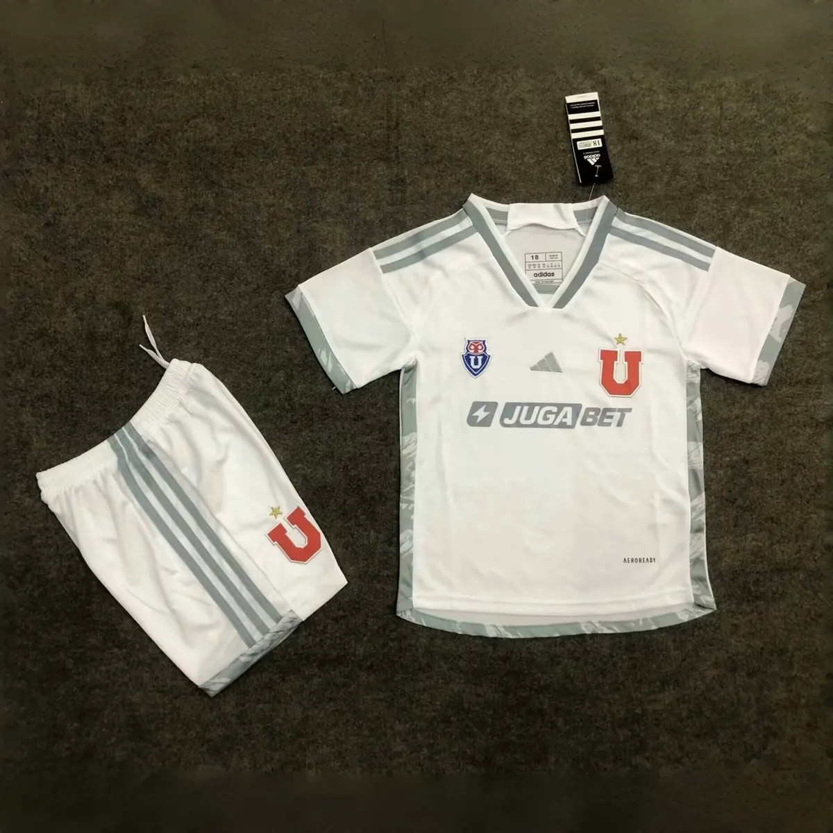 24-25 University of Chile Away Kid Kits Youth Apparels AAAAJersey Wholesale Yupoo 6