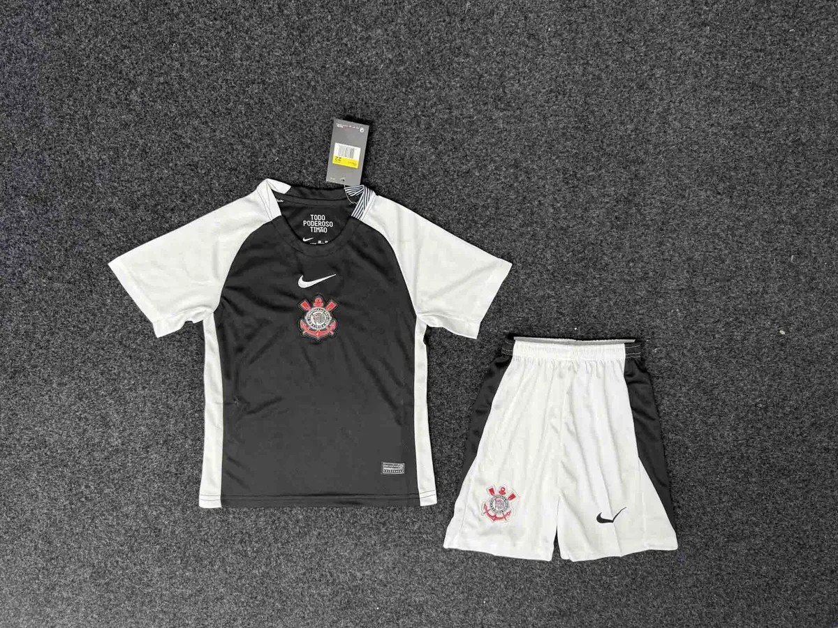 25-26 Corinthians Away Kid Kits Soccer AAAAJersey Yupoo 16-28 2