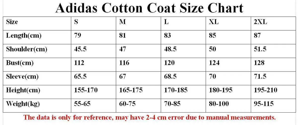 All Products Size Chart 16