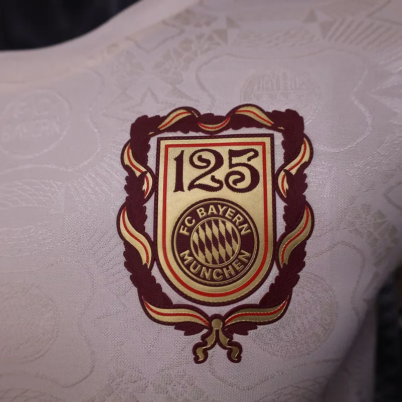 25-26 Bayern Munich 125th Anniversay Beige Kit Player Version Shirt AAAAJersey Wholesale Yupoo 2