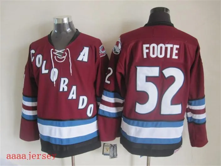 Colorado Avalanche retro ice hockey jersey M-3XL 科罗拉多雪崩队复古冰球服 4