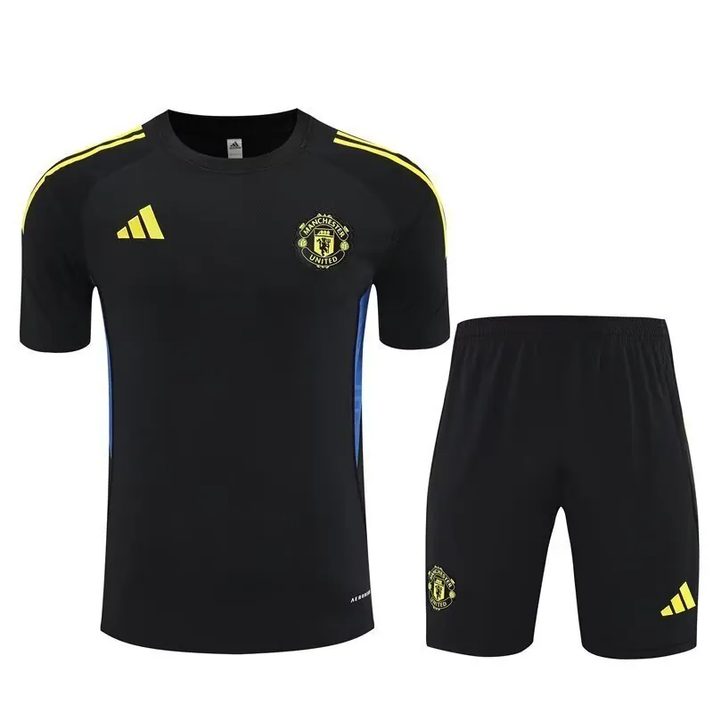 25-26 Manchester United Black Training Kit Soccer AAAAJersey Yupoo 3