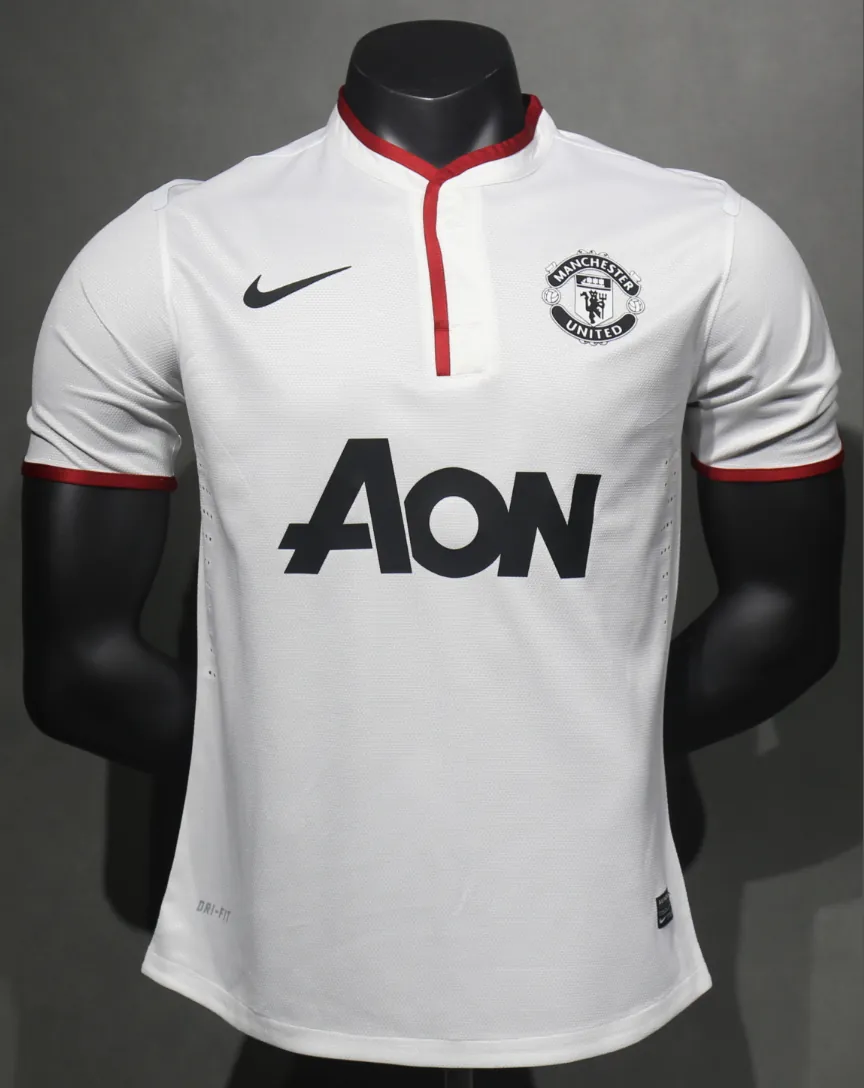 12-13 Manchester United Away Retro Kit Vintage Player Version Sino Shirt AAAAJersey Dropship Yu 8