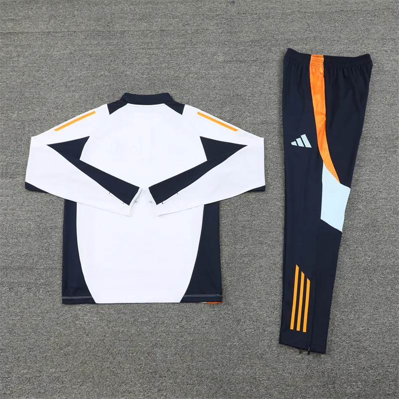 24-25 Real Madrid Long Sleeve Training Suit Football Shirts 3