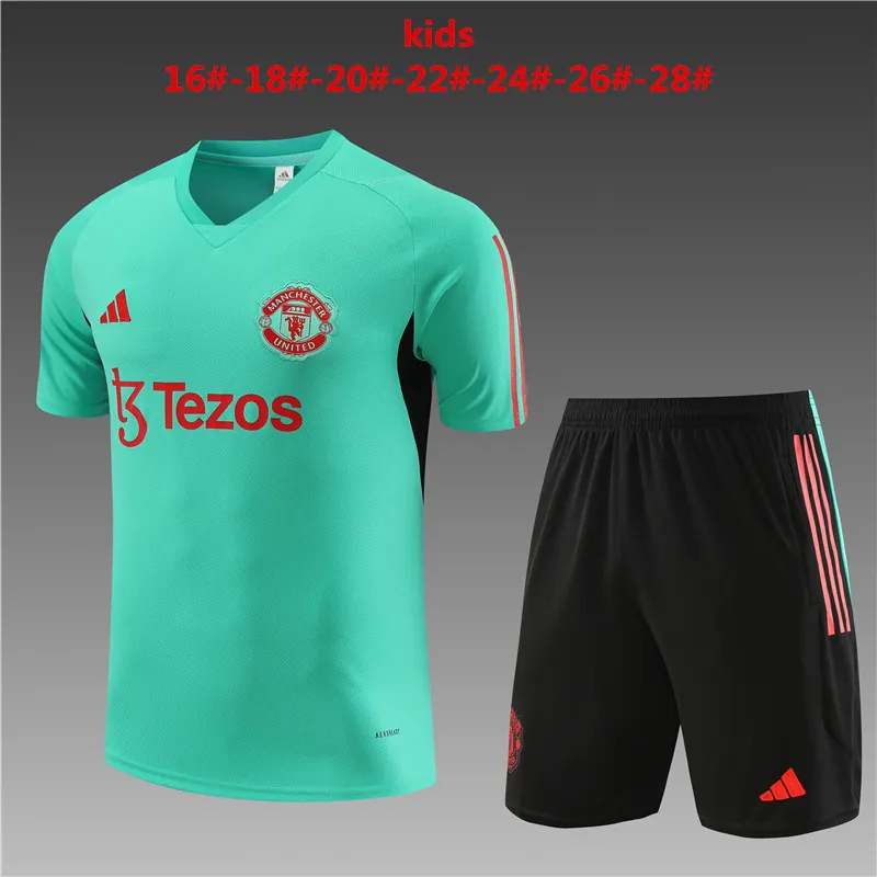 23-24 Manchester United Kids Traning Soccer Jerseys Yupoo 2