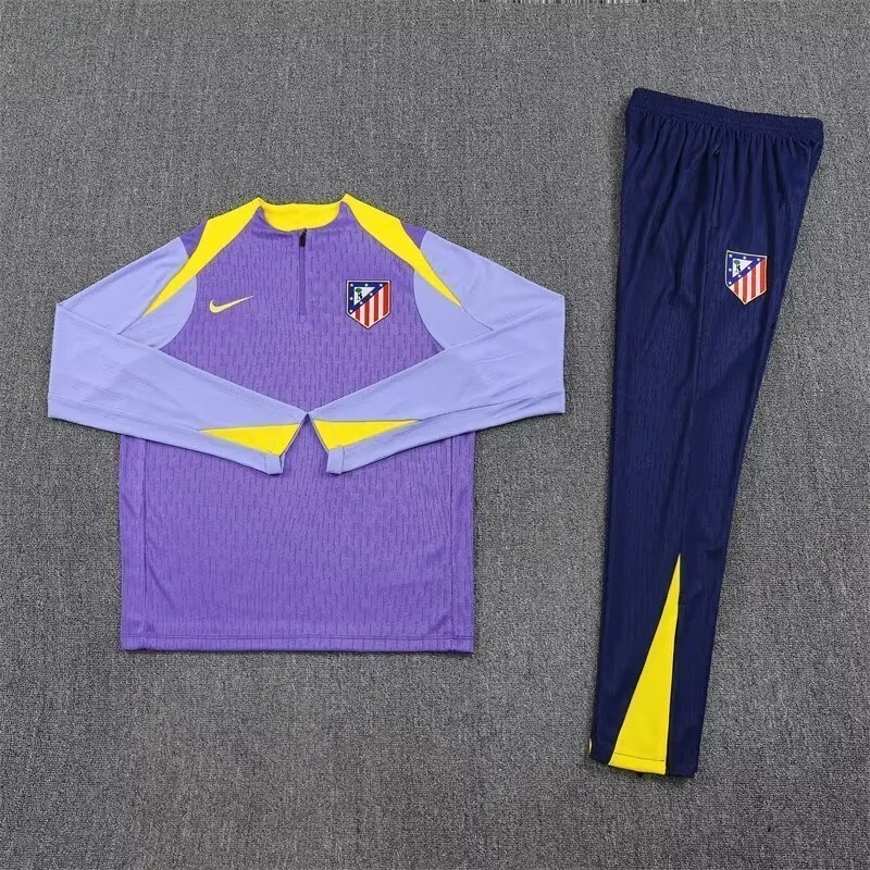 25-26 Barcelona Black POLO Training Kits Football Tracksuits 1