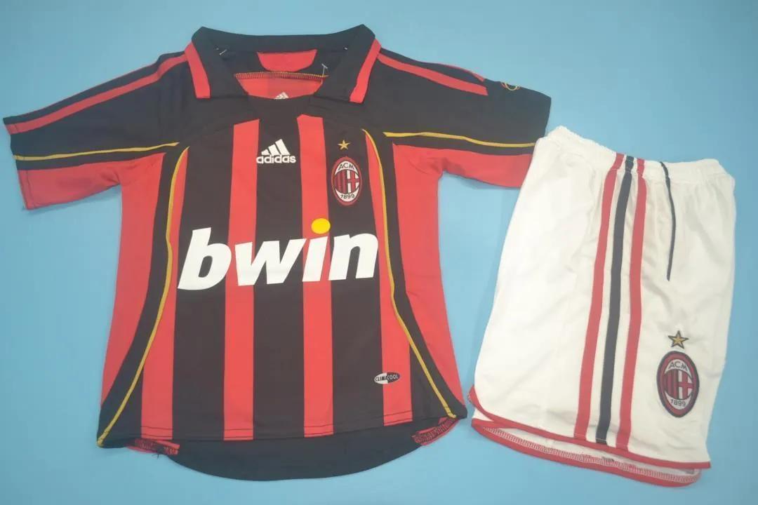 06-07 AC Milan home kid kits 2