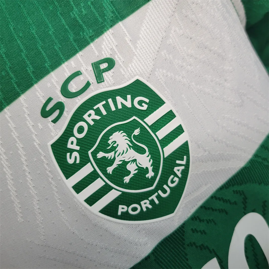 23-24 Sporting Lisbon Home Kit Player Version Shirt Football Jerseys Yupoo 7