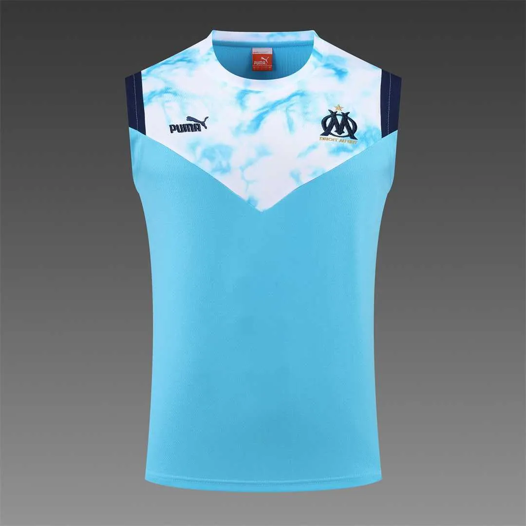 22-23 Marseille vest training suit kit blue 8