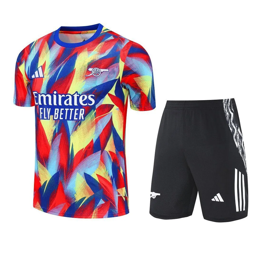 25-26 Arsenal Pre-Match Training Kits Football Tracksuits 6