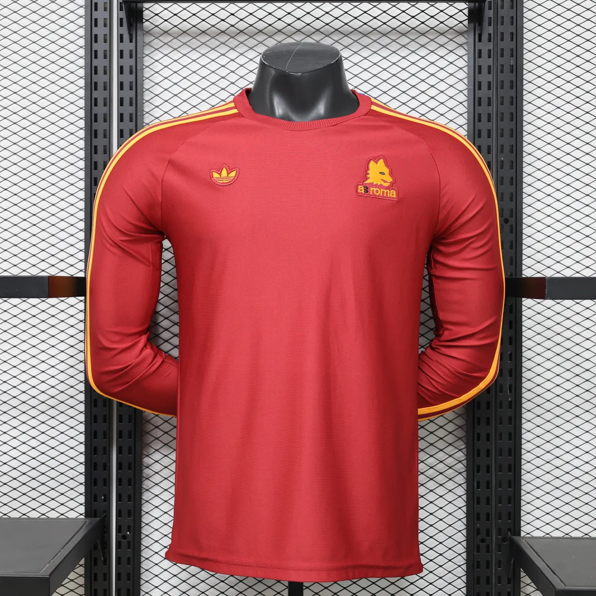 26-27 Roma Mens Casual Retro Style Football Long Sleeve T-Shirt AAAAJersey Wholesale Yupoo 4