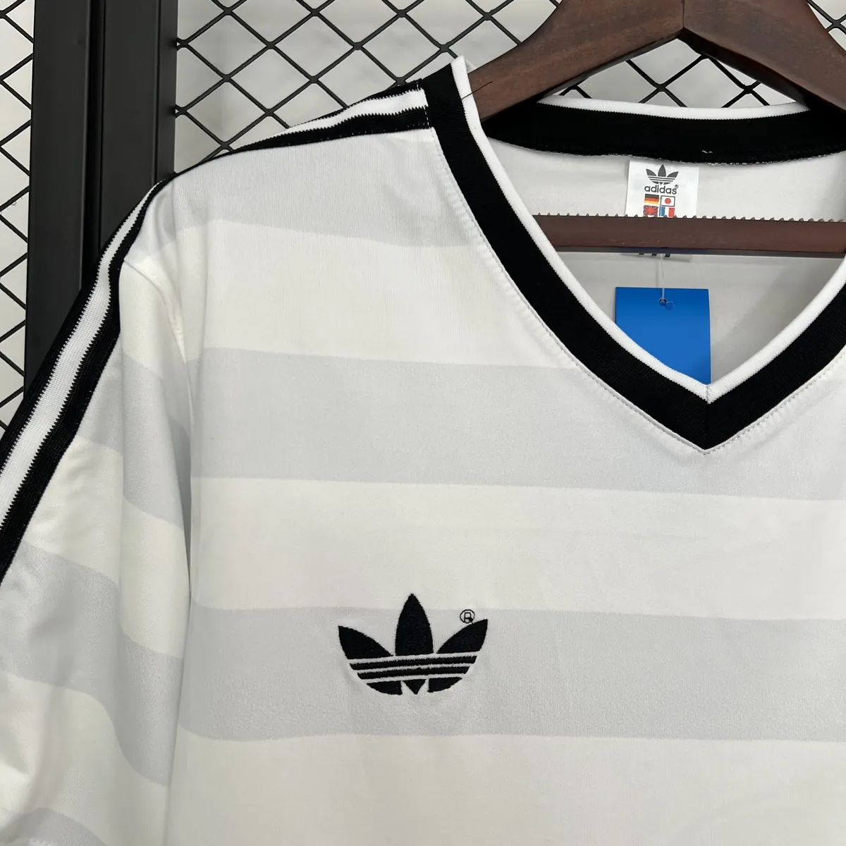 1984 Germany Home Retro Kit Vintage White Shirt AAAAJersey Wholesale Yupoo 4