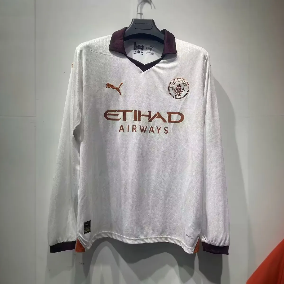 23-24 Manchester City Third Kit Long Sleeve Shirt Cheap Jersey Yupoo 2