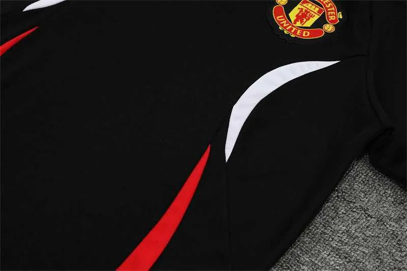 Manchester United Polo black and white-red 10