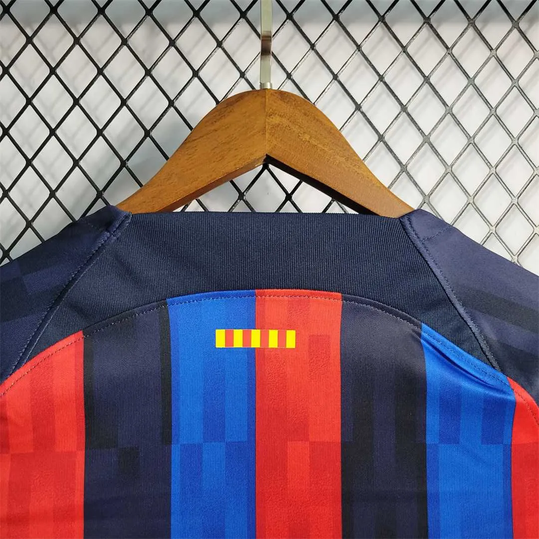 22-23 Barcelona home long sleeve 3