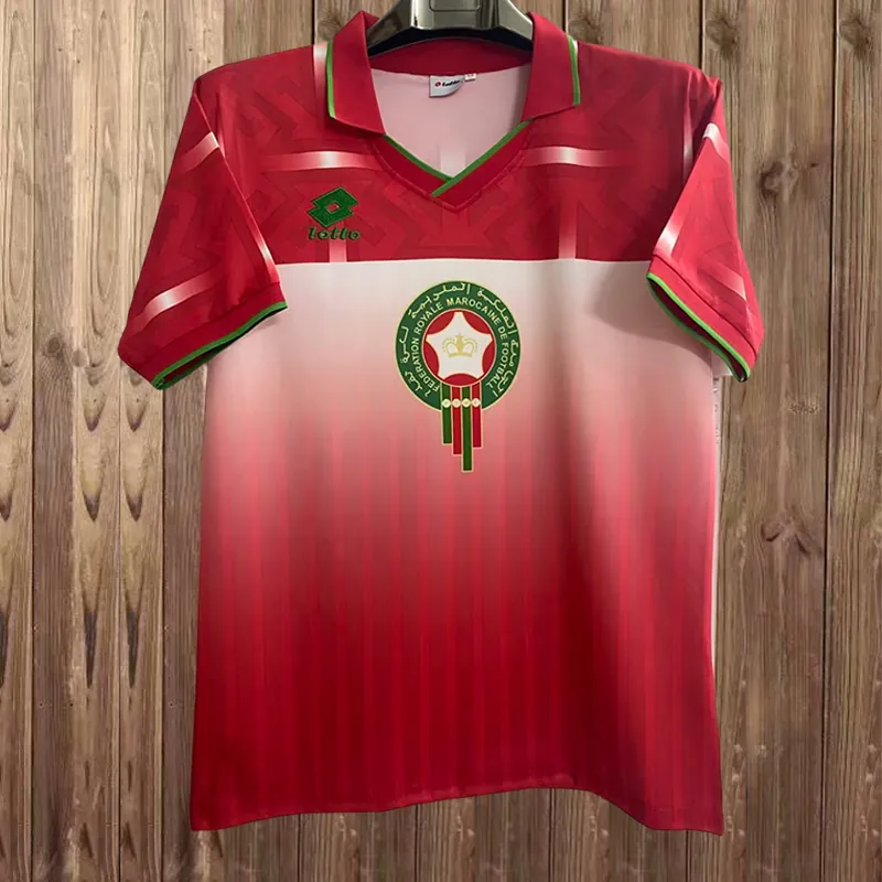 1994 Morocco Home Retro Kit Vintage Shirt Soccer AAAAJersey Yupoo 2