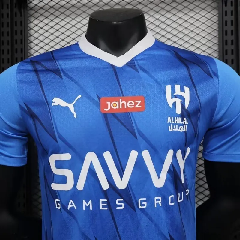 23-24 Al-Hilal home Player Version size S-XXL Soccer Jersey 7