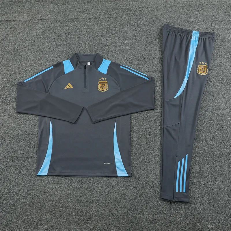 2024 Argentina Long Sleeve Training Suit Football Shirts 2