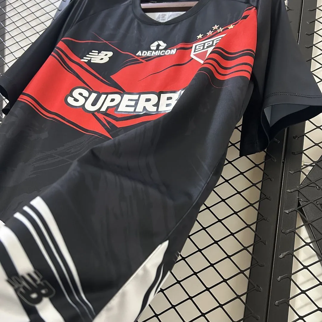 25-26 Sao Paulo Goalkeeper Black Shirt Soccer Uniform AAAAJersey Dropship Yupoo 1