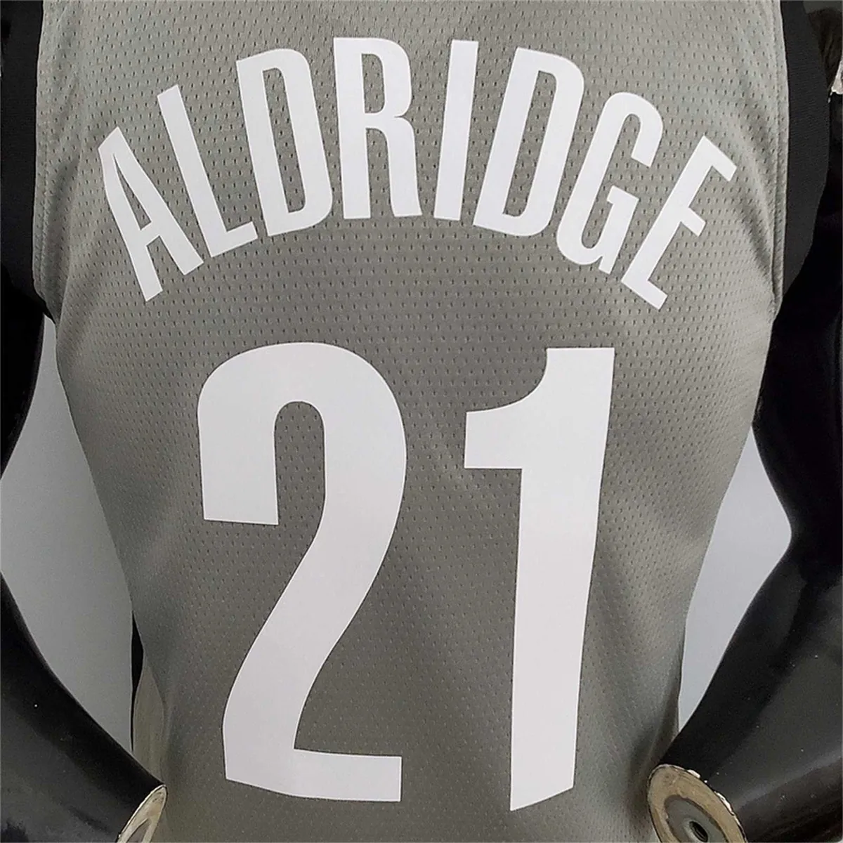 Nets Aldridge #21 Flyer Grey 1