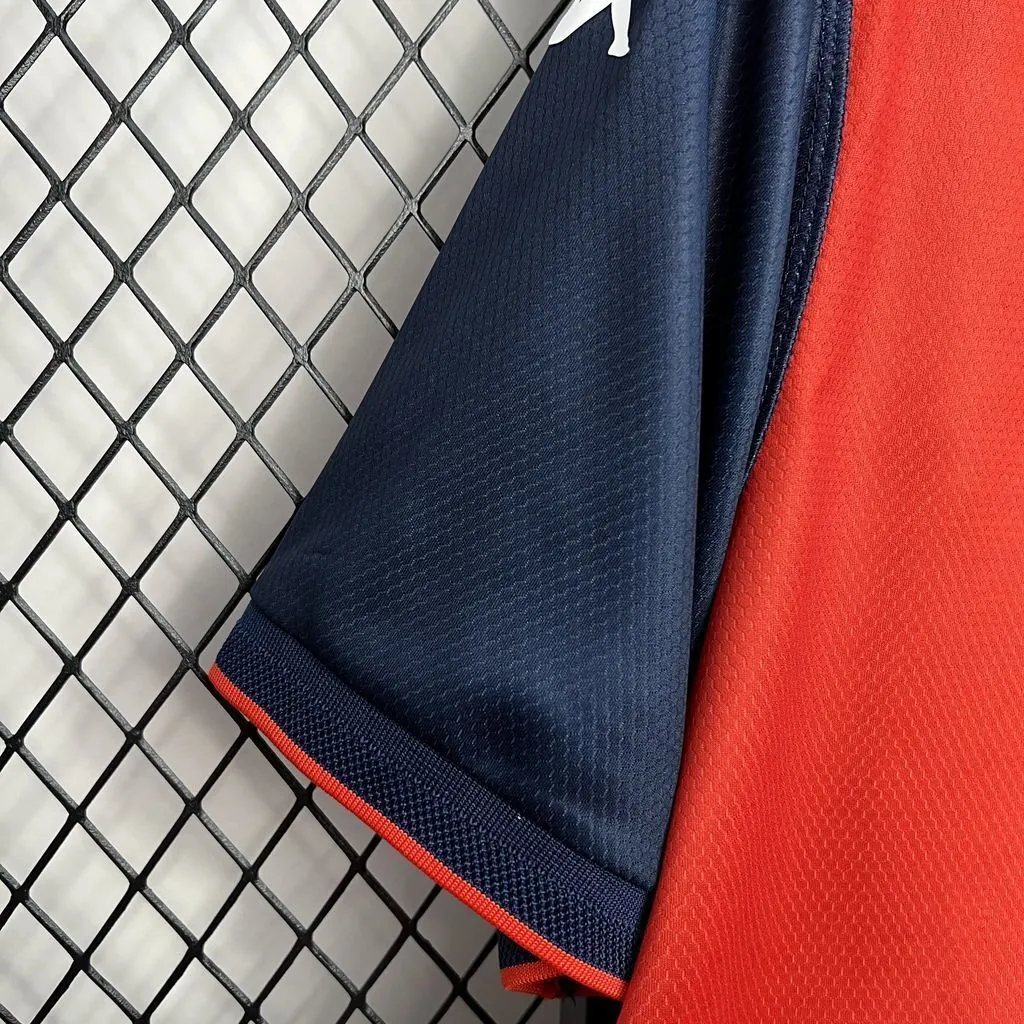 24-25 Genoa CFC Home Shirt Football Uniforms AAAAJersey Supplier Yupoo 1