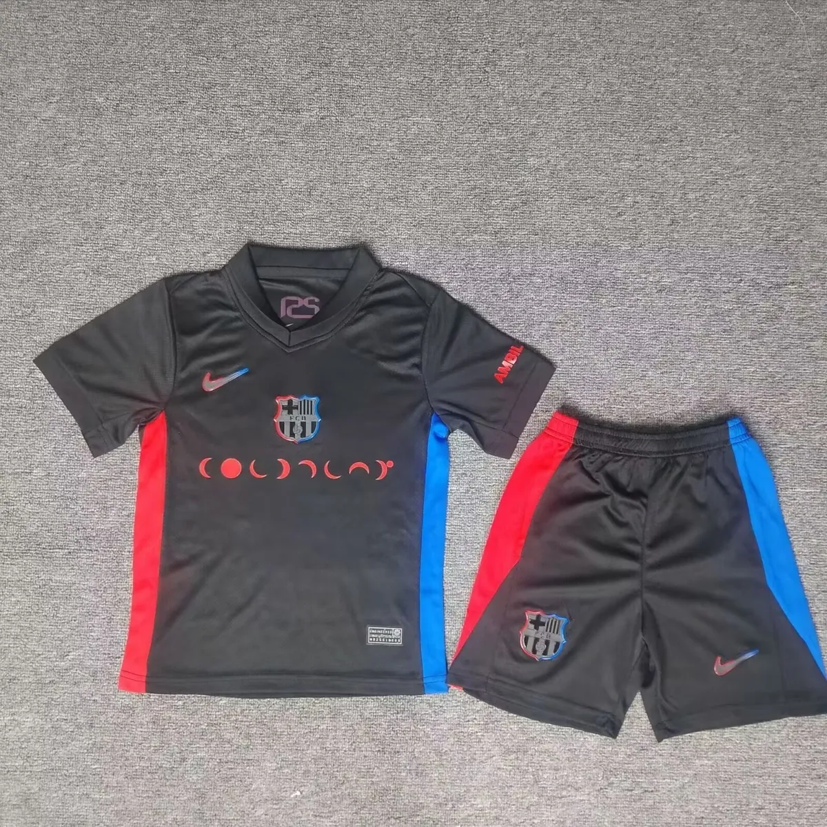 24-25 Barcelona Away ColdPlay Edition Kids Kits Youth Apparels AAAAJersey Supplier Yupoo 2