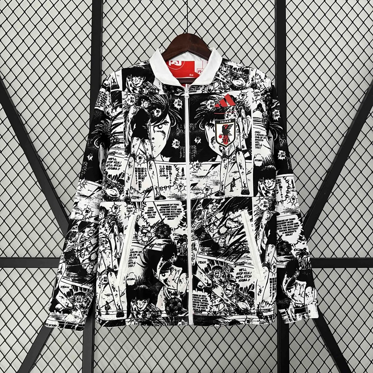 2024 Japan Reversible Windbreaker Gray&Red Special Edition Style Double-Sides Jacket For Sale 2