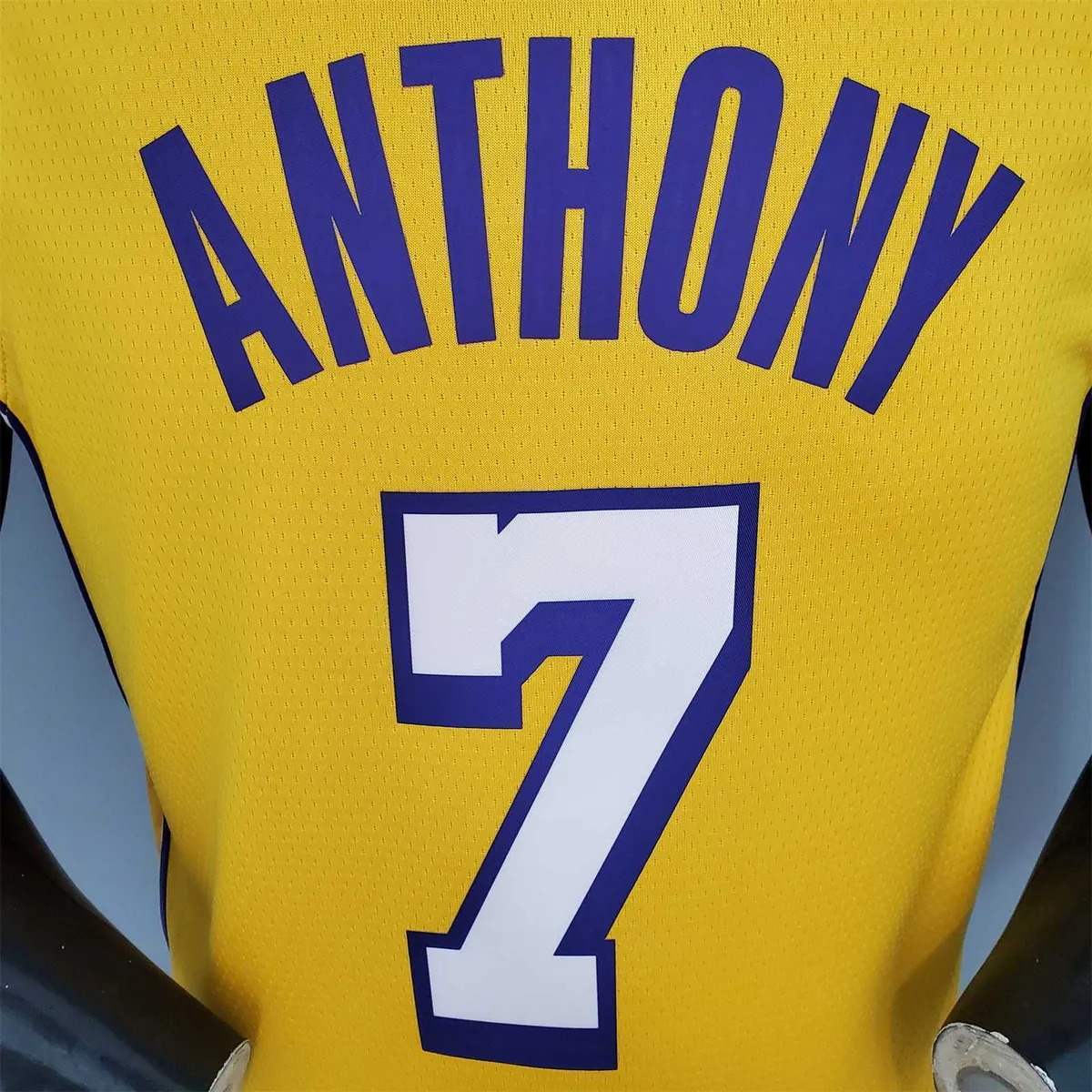 ANTHONY#7 Lakers V-neck City Edition yellow 4