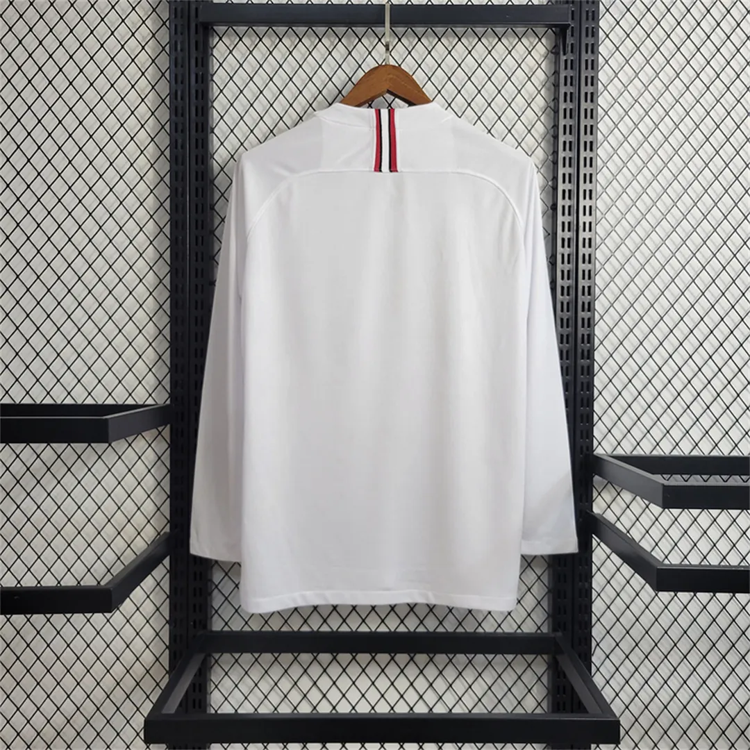 18-19 PSG White Champions League Long sleeve 4