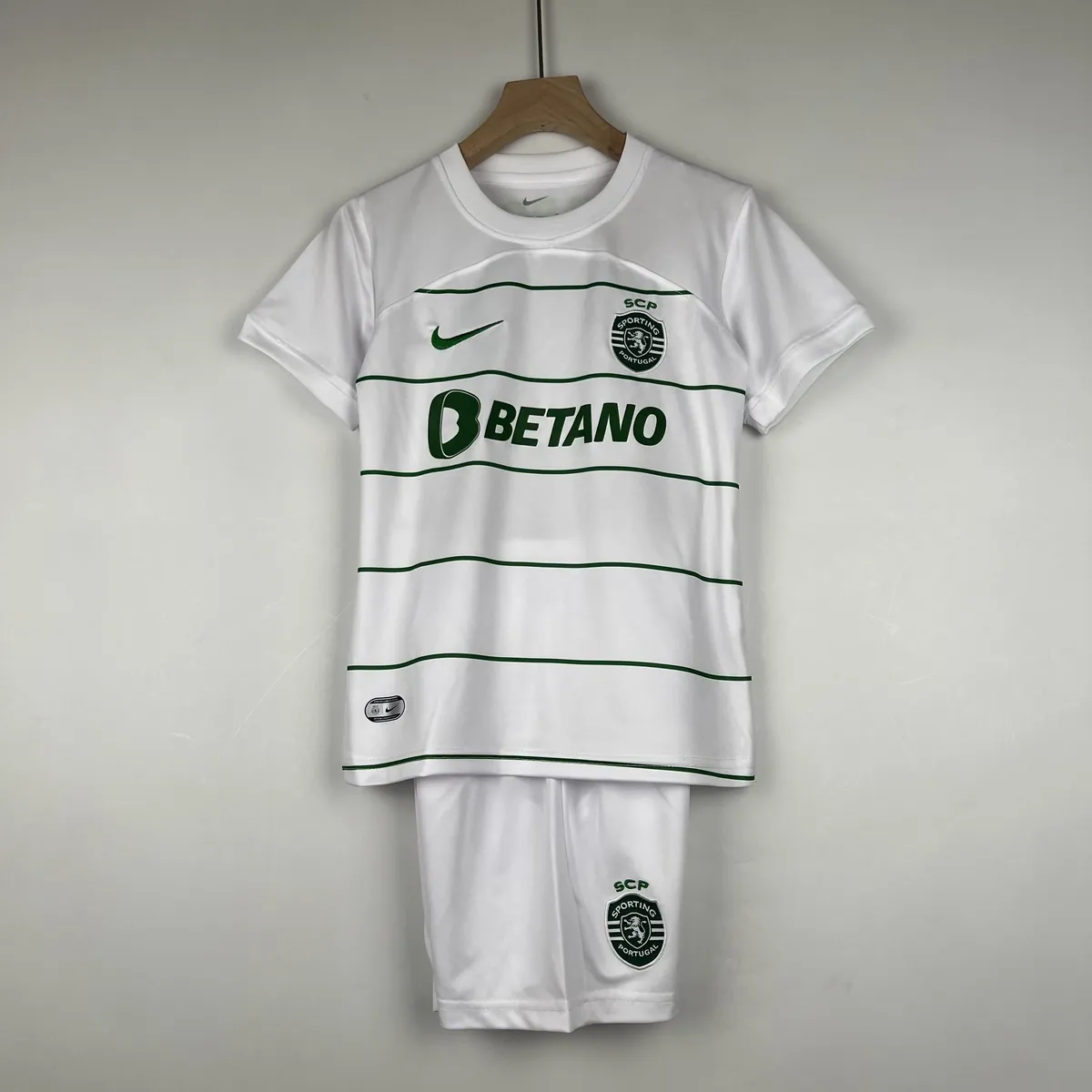 23-24 Sporting Lisbon Away Kids Kits Children Suits Football Jerseys Yupoo 10